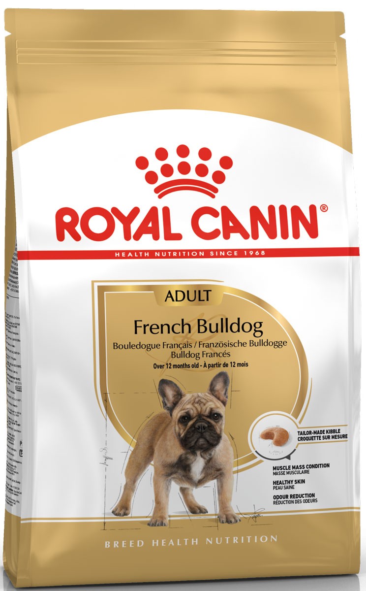 غذای خشک سگ رویال کنین مدل  french bulldog adult وزن 3 کیلوگرم